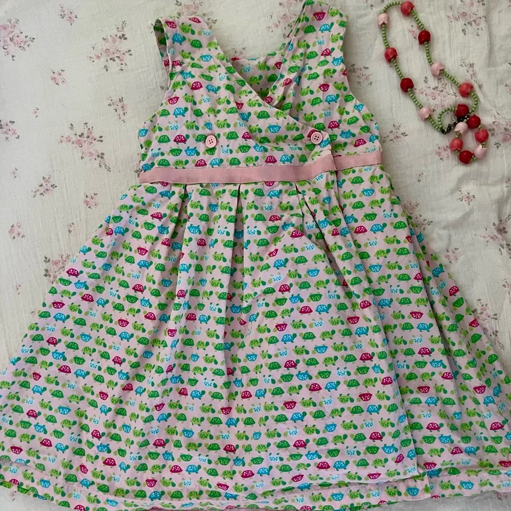 Vintage Gymboree 4 pc outfit dress purse necklace and bracelet - Picture 7 of 10